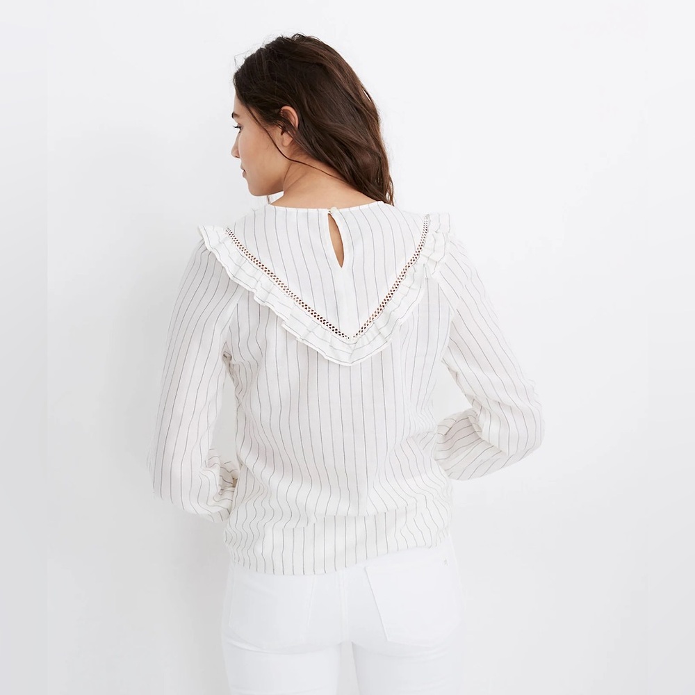 Madewell | Ruffle Prarie Top | Small - Picture 2 of 12